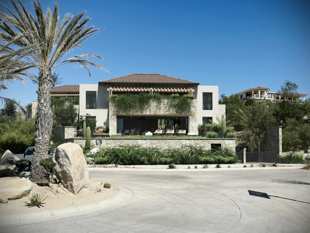 Los Cabos Sjd-Inland/Golf:Gen Incredible property with a 3 bedroom unit and 3 additional detached and independent access rental units on the top level, plus a restaurant set up construction on the lower level, Few steps from La Comer and right in front of Fonatur play ground. A short walk to San Jose del Cabo beach, and less than 10 minutes away from Downtown San Jose.This property has great rental potential as well as turn the local section as restaurant. Don't miss the opportunity to invest in this property with multiple benefits. – 206 Av. Padre Kino, San Jose del Cabo, BS