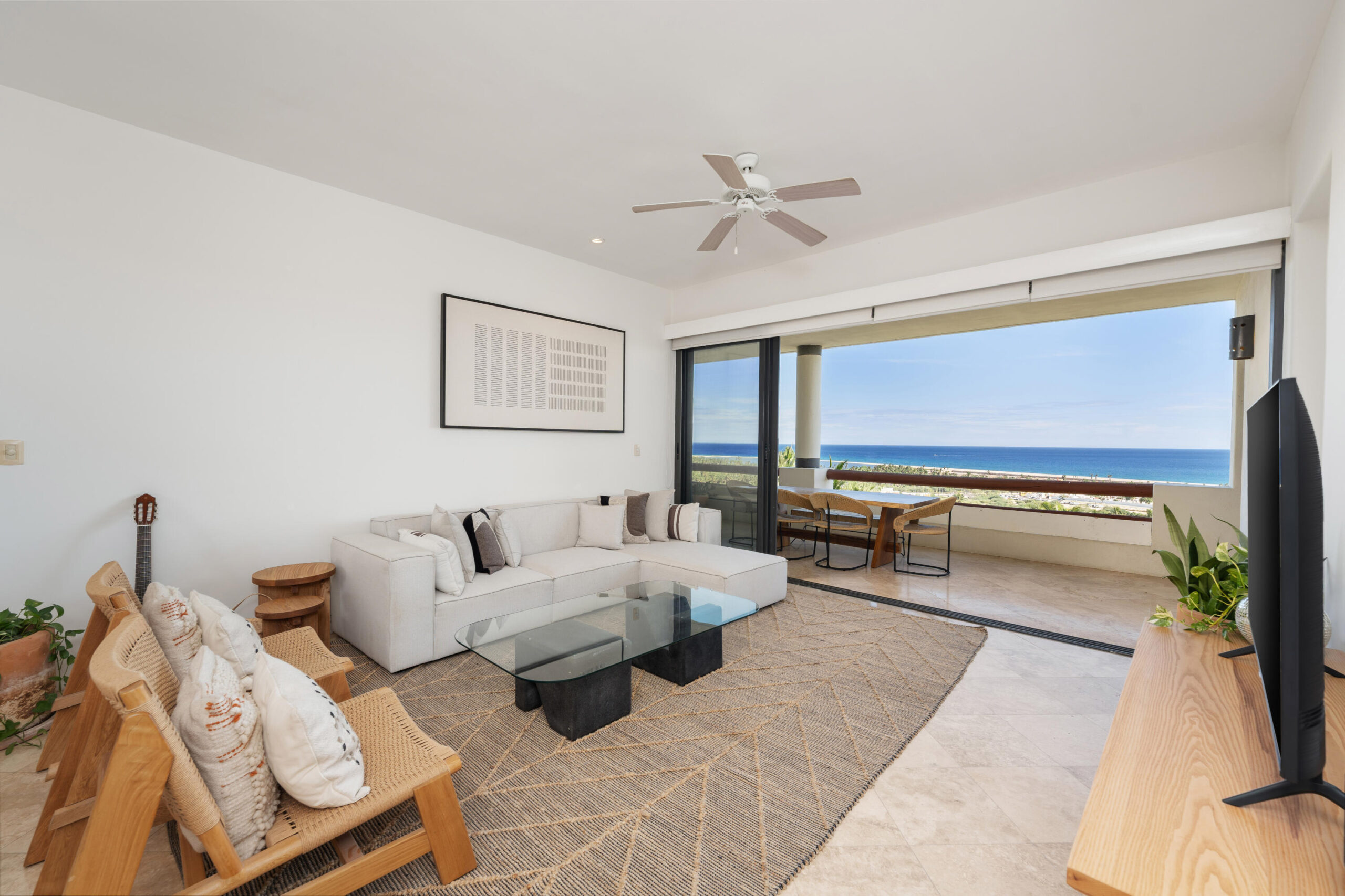 Los Cabos Costa Mare Discover this stunning, brand-new condominium in Costa Mare, designed to offer comfort, style, and an exceptional living experience in Cabo San Lucas.The unit features 2 spacious bedrooms and 2 full bathrooms, thoughtfully laid out to provide both privacy and functionality. Its open and expansive kitchen flows seamlessly into the living area, creating the perfect space for everyday living and entertaining. Step out onto the balcony and enjoy beautiful city for sale