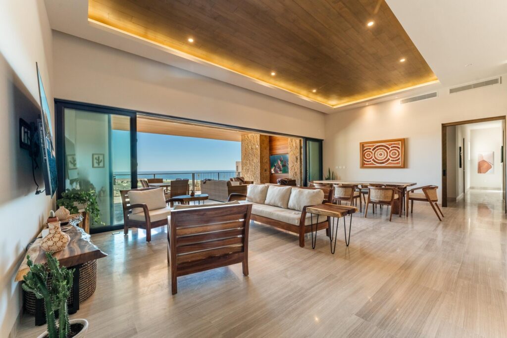 Los Cabos Fracc Lomas Del Cabo Proven vacation rental with strong performance, this penthouse 2-bedroom, 2-bath condo offers an ideal opportunity for investors, first-time buyers, or a low-maintenance Cabo getaway. One of only two units on the top floor, this third-level residence features exceptional privacy, abundant natural light, and steps-away access to the rooftop infinity pool. Large windows in the living area and primary bedroom provide – ALVAR 4B OWNER FINANCE 0%, Pacific, Pacific, BS