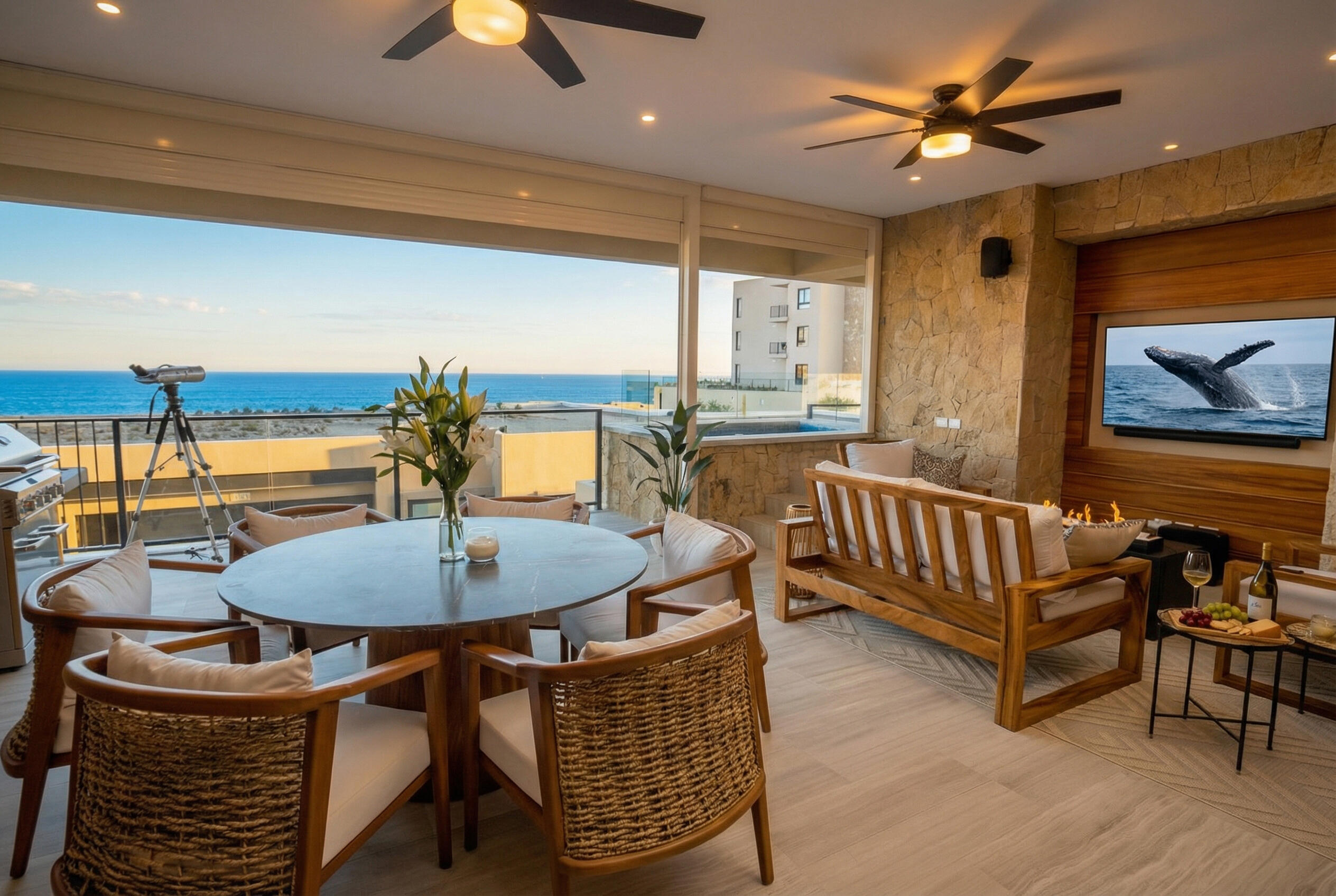 Los Cabos Tramonti One of the most amazing neighbors in Los Cabos with a very unique floor plan this condo is a one bedroom with a extra bonus studio room.Only 10 minutes from Los Cabos downtownand plenty restaurants near bay, grocery store and Bluenet hospital.This beautiful condo comes furnished and is love ly. for sale