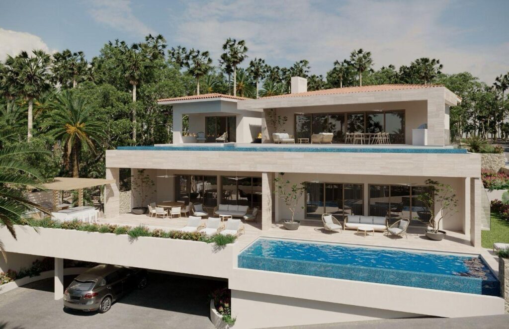 Los Cabos The Canyon Entre Piedras Welcome to The Canyon, San José del Cabo's only fully accessible master-planned community. This enclave of 39 Artigas-designed 4-bedroom homes offers three layout options, central air, four full baths, two-car carport, rooftop terrace with ocean – Brand New CUSTOM HOME, San Jose Corridor, BS