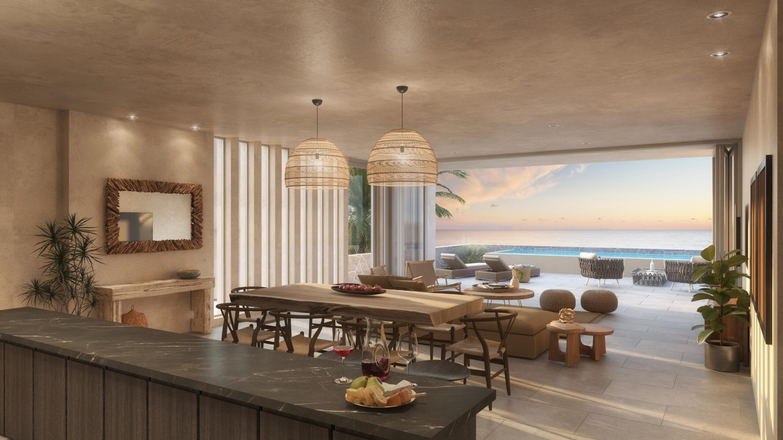 Los Cabos Three Point Tower Experience elevated living in this one-of-a-kind turnkey penthouse in downtown Cabo--only 3 penthouse condos in the building. Fully furnished 2BD/2.5BA with designer finishes, two oversized closets, and two secured garage spots behind a mechanic gate and secured entry door. Built in 2023, this stylish retreat offers peace of mind and comfort. Enjoy panoramic bay and city for sale