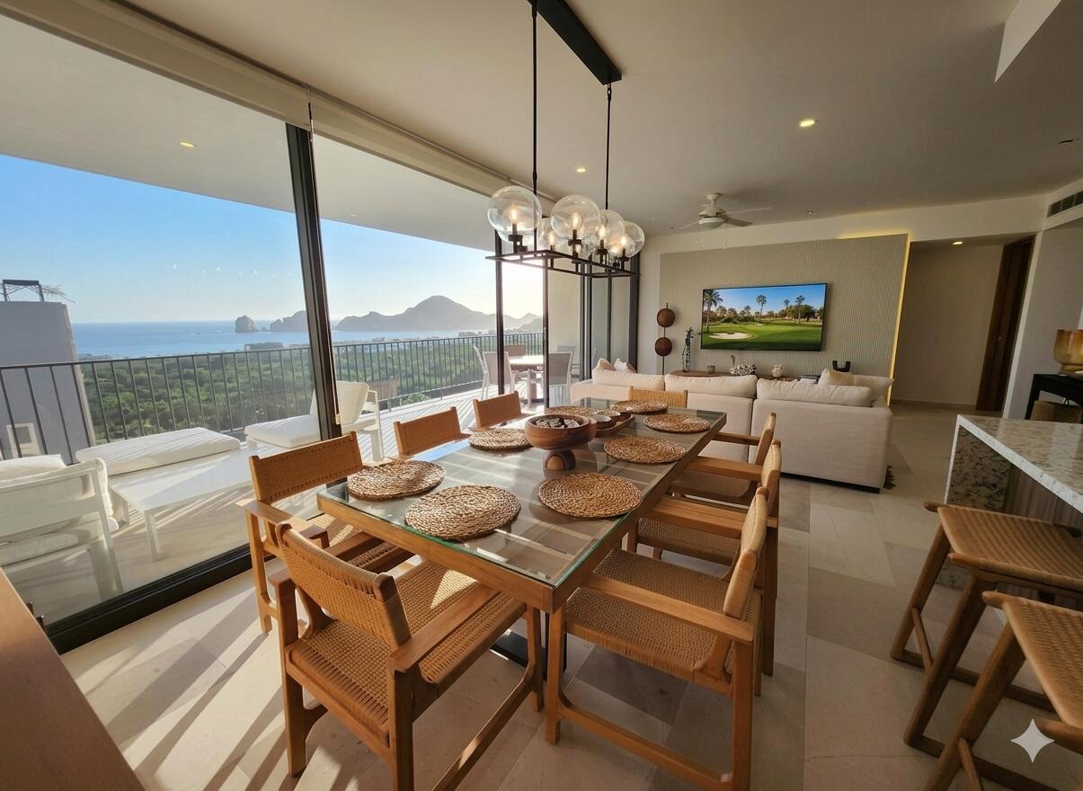 Los Cabos The Canyon Entre Piedras This 2-bed, 2.5-bath third floor condo at The Canyon offers stunning forever ocean for sale