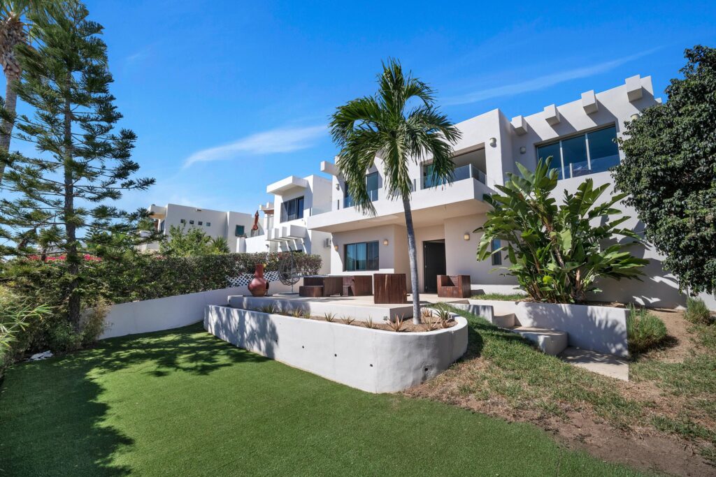 Los Cabos Fundadores Fully remodeled with entertaining in mind, Casa Reino is a stunning Spanish Colonial-style residence located within the double-gated Fundadores community of Puerto Los Cabos. Designed for hosting extended family and friends while maintaining exceptional privacy, this custom-built home blends timeless architecture with modern luxury and efficiency.An expansive pool terrace invites relaxed lounging under the renowned Los Cabos sunshine, complemented by shaded outdoor living and dining areas and multiple interior courtyards that provide privacy for guest suites. A brand-new bar, media, and entertainment room creates the perfect setting for dinner parties and special events.The thoughtful floor plan features a luxurious master suite with soaking tub and indoor/outdoor shower, along with four private guest suites, each positioned for comfort and seclusion. Modern upgrades throughout the home include all-new plumbing, air conditioning, doors, windows, lighting, and furnishings.Designed for efficiency and convenience, Casa Reino is equipped with a solar system, solar pool heater/chiller, and solar heat pump, keeping operating costs low. Additional highlights include an oversized two-car garage with commercial refrigerator and freezer, a new laundry room with dual washer/dryer sets, and a new BBQ cook center with wet bar, icemaker, and refrigeration. The pool has been newly refinished, exterior travertine decking installed, and a complete hurricane shutter system added.Residents of Puerto Los Cabos enjoy 27 holes of Nicklaus and Norman signature golf, with the option to transfer a golf membership at the purchaser's cost. Membership also includes access to tennis and pickleball courts. Fundadores HOA fees include exclusive access to the Fundadores Beach Club, featuring an oceanfront infinity pool, Jacuzzi, fitness center, event lawn, restaurant, and spa services.Ideally located just 5 minutes from the Puerto Los Cabos Marina, 10 minutes from downtown San José del Cabo, and 30 minutes from Los Cabos International Airport, Casa Reino offers effortless access to world-class dining, shopping, and lifestyle amenities.Special Features & UpgradesSolar system in placeSolar pool heater and chillerNewly remodeled pool with new finishesNew exterior travertine deckingNew bar / media / family roomNew laundry room with double washer & dryersNew air conditioning throughoutNew furnishingsNew kitchen appliances: refrigerator, two dishwashers, ice maker, beverage fridge & drawersNew sinks and faucets in kitchenSonos sound systemNew doors and windowsNew hurricane protection systemNew interior and exterior lightingCommercial refrigerator and freezer in garageNew countertops and cabinetry in kitchenette and bath at Guest Casita #4 – Casa Mexicana 11 Bugambilia, Cabo Corridor, Cabo Corridor, BS