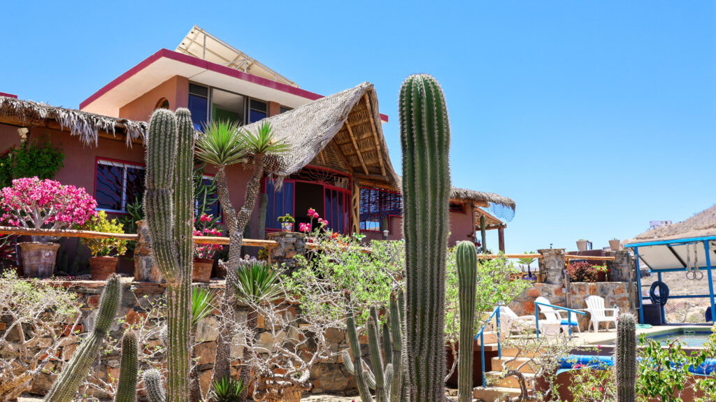 Los Cabos Pescadero Casa Soledad #3 Welcome to Pueblo Pescadero — where desert serenity meets ocean breeze and refined Baja living blends seamlessly with nature. This beautifully designed 3-bedroom, 2.5-bath residence offers the best of coastal comfort just minutes from Cerritos and San Pedrito beaches. Created by architect Hiram Arce, the home merges traditional Mexican craftsmanship with clean, modern lines—showcasing open living spaces filled with natural light and effortless indoor-outdoor flow. All bedrooms are conveniently located on the ground floor for cool, restful nights, while the upper level opens into an expansive great room and two large decks that extend the living space outdoors. The ocean-facing terrace captures panoramic Pacific – Casa Sol y Luna, Pacific, Pacific, BS