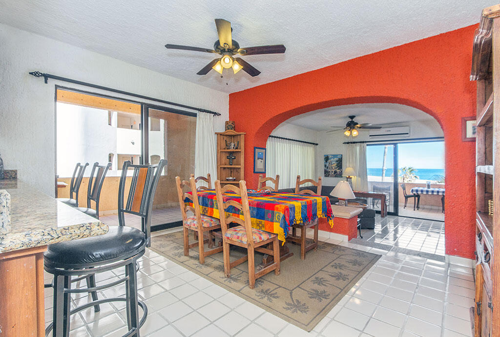 Los Cabos Villa La Estancia Situated on the 5th floor at Villa La Estancia in Cabo San Lucas, Villa 1509 is a full-ownership two-bedroom, three-bath condominium offering a total of 2,162.76 sq. ft., with 1,678.56 sq. ft. of interior living space. The residence sits nine units back from the ocean and offers steady for sale