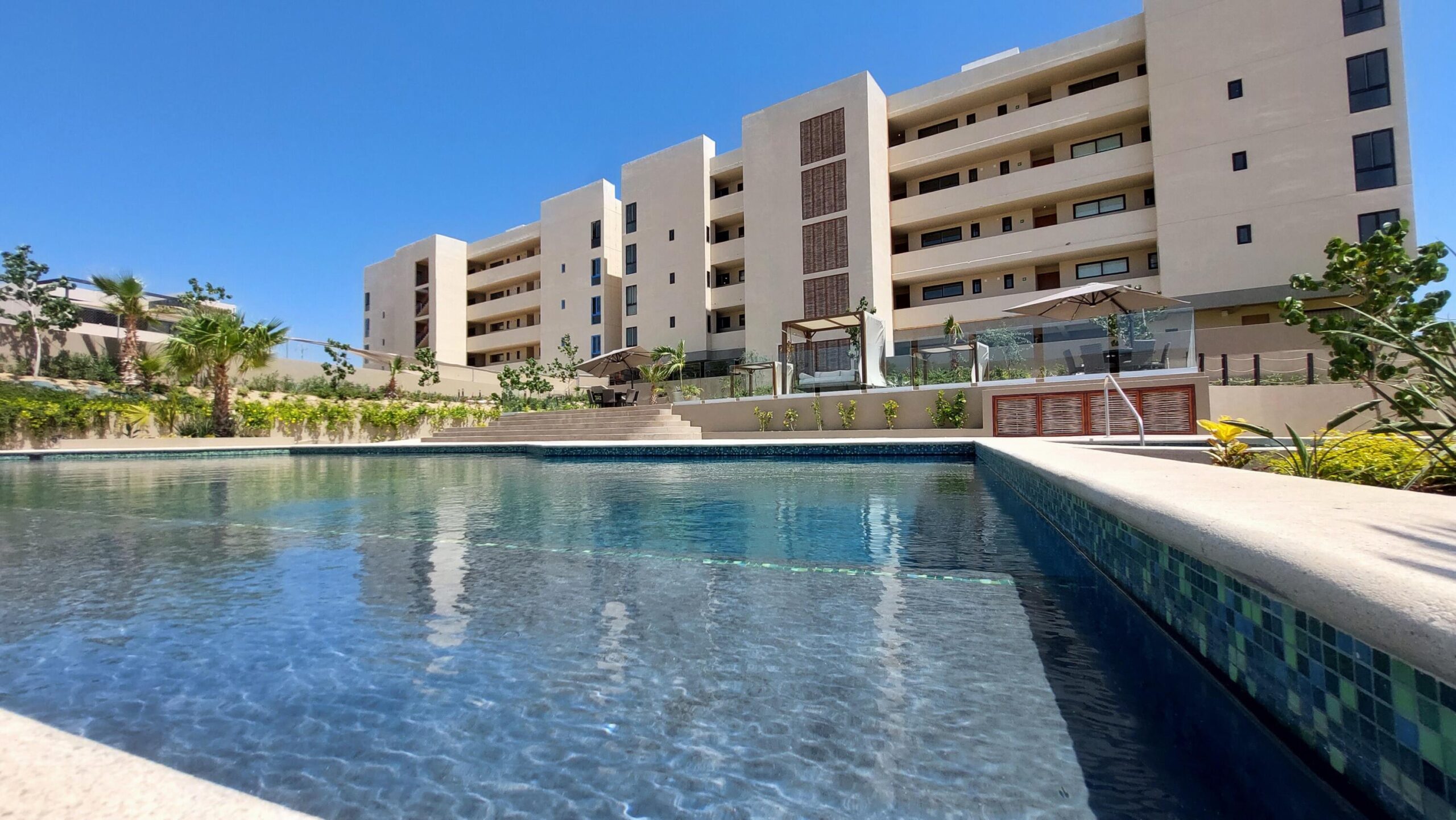 Los Cabos Tramonti Paradiso This exceptional corner residence offers 3 spacious bedrooms and 3.5 bathrooms, filled with natural light and designed with elegance in every detail. Enjoy both a private garden and a relaxing terrace, creating the ideal indoor-outdoor lifestyle.The home showcases luxury finishes such as parota and rosewood carpentry, tempered glass, and quartz kitchen counters, paired with double vanities in the primary bathroom, expansive closets, and a dedicated laundry area. It's all the comfort of a family home, thoughtfully integrated into a luxury condominium.As part of the prestigious Quivira Los Cabos community, you'll enjoy exclusive privileges including 20% off at all Pueblo Bonito resorts, spas, and restaurants across Mexico and Los Cabos. Tramonti Paradiso count with access to world-class on-site amenities (pickeball, paddel, deli market, semi olimpic pool, co-working, gym with crossfit area etc).With flexible financing, you can reserve with just 10% down, pay up to 50% during construction, the balance shall be cover at delivery in 2027, ensuring a guaranteed appreciation on your investment.Luxury. Comfort. Lifestyle. All waiting for you at Quivira Los Cabos. for sale