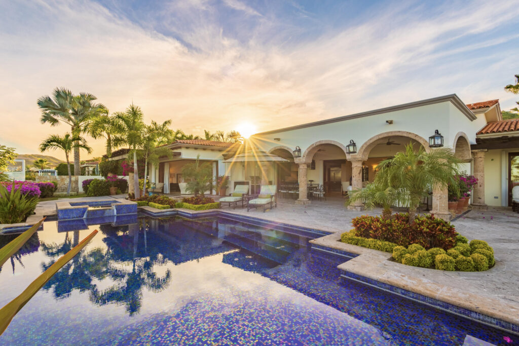 Los Cabos Los Valles Sophisticated and solidly built, this 5,588 sq.ft. estate in Club Campestre offers luxury living with exceptional construction quality rarely found in Los Cabos. Residents enjoy exclusive access to a private beach club and world-class golf course, all just minutes from San Jose vibrant dining and culture. The home features 4 ensuite bedrooms, a 3-stop elevator, and a Generac backup system. Entertain in style with a chef's kitchen, wine room with Tzalam wood cabinetry, and an outdoor BBQ area with fire pit. Relax by the heated pool or on the Jacuzzi terrace with partial ocean – Golf Villa #49, Pacific, Pacific, BS