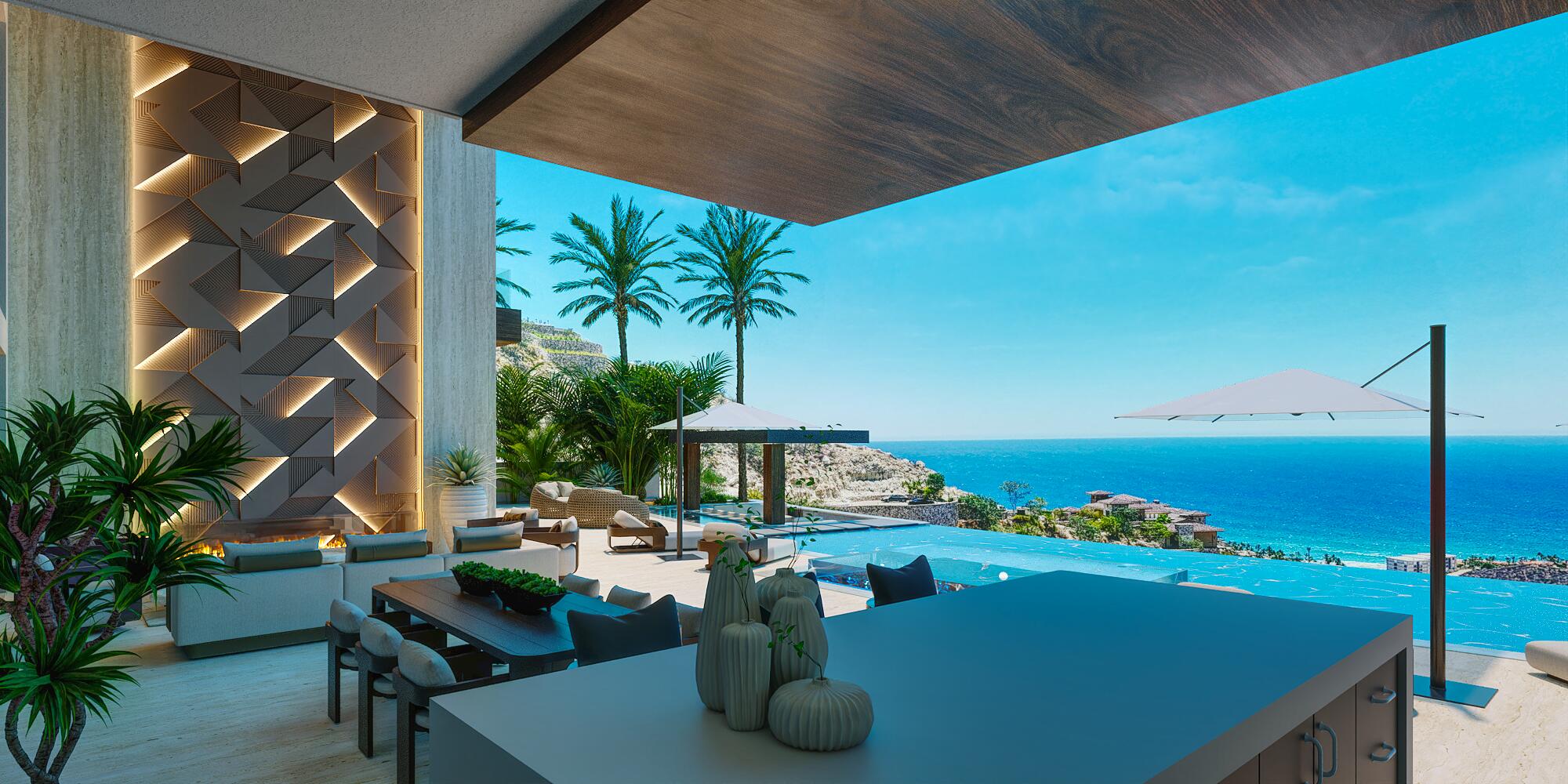 Los Cabos Section 1- Las Colinas A true one-of-one, The Nivel Estate is a bold architectural statement where scale, craftsmanship, and innovation converge. Spanning 18,000 square feet of seamless indoor-outdoor living, the home has been featured in Architectural Digest and The Wall Street Journal. Perched atop Querencia Golf and Beach Club, it commands sweeping 270-degree – Querencia Colinas 75, San Jose Corridor, San Jose Corridor, BS