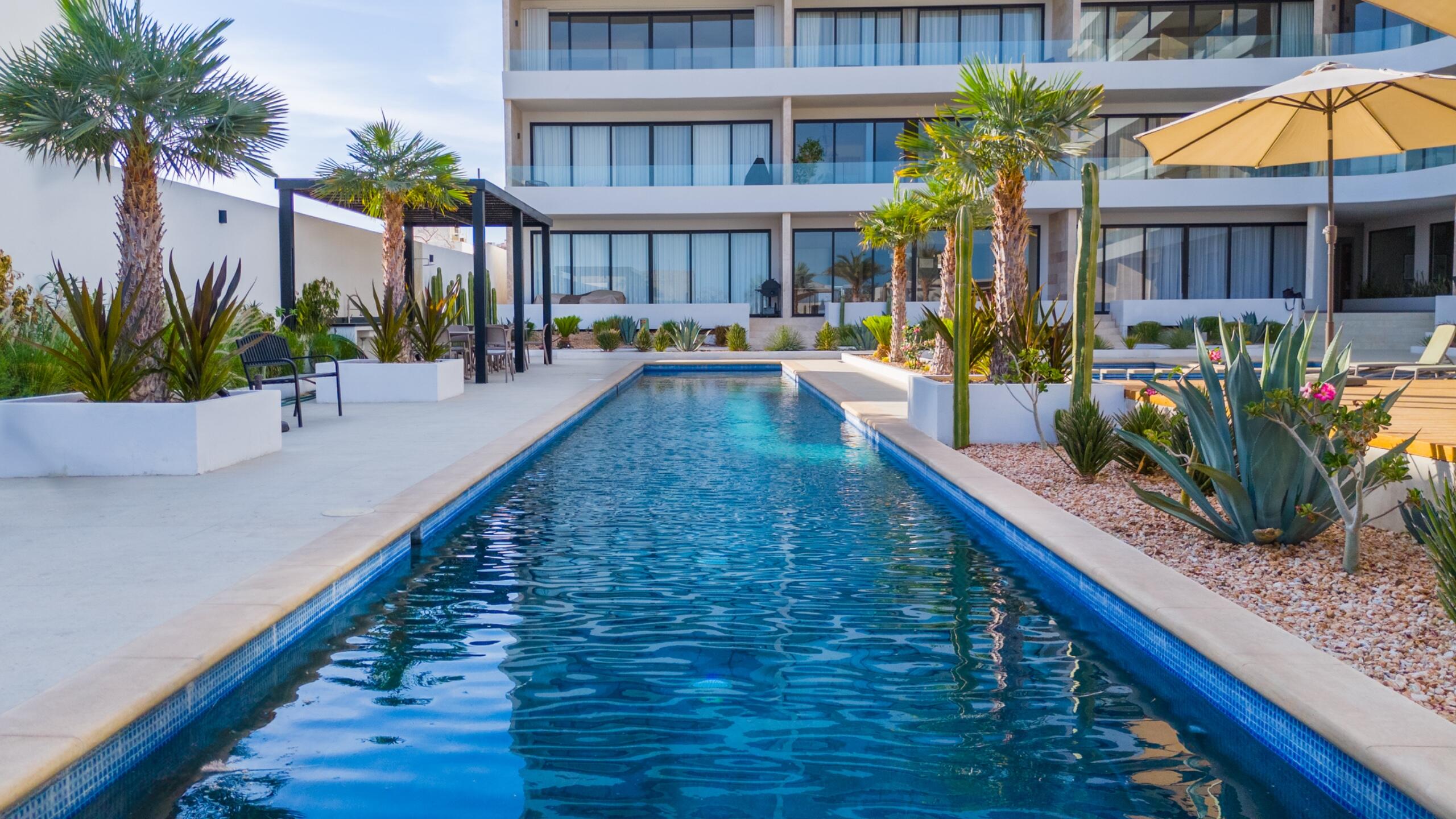 Los Cabos Oceana Wellness Residences Oceana Wellness Residences: Where Luxury Meets Wellness and Sustainability.Step into a life where luxury seamlessly blends with eco-conscious living in one of Los Cabos' only five-star boutique residential communities. Oceana Wellness Residences presents 100 stunning, next-level luxury condos, breathtaking ocean, city, and iconic arch for sale