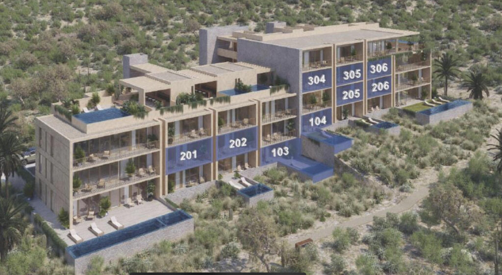 Los Cabos Ventanas Experience elevated coastal living in this spectacular turnkey penthouse, perched atop the highest tower in the development—where building heights vary, but this one stands above the rest.This beautifully furnished 3-bedroom, 2-bath residence offers 1,458 sq ft of total indoor-outdoor living space (1,315 sq ft interior + 143 sq ft terrace) with direct, unobstructed ocean – Vela, Cabo Corridor, BS