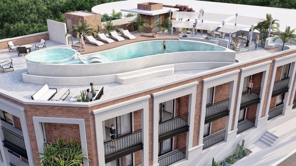 Los Cabos Todos Santos-General LAST UNIT LEFT!!Delivery March 2026! Boutique living with rooftop pool and underground parking in the heart of Todos Santos. Welcome to Vista Pacífica, a private development with only 8 boutique condominiums, offering a rare opportunity to own in one of Baja's most sought-after and culturally rich towns.Each residence is designed for comfortable, functional living and features:- 2 Bedrooms | 2 Bathrooms | Rooftop Community Pool- Spacious Kitchen & Open-Concept Living Areas- Underground Parking - a valuable feature rarely found in Todos Santos At the center of Vista Pacífica is a rooftop space designed for relaxation and social gatherings, featuring a pool and panoramic – Vista Pacifica, Pacific, Pacific, BS